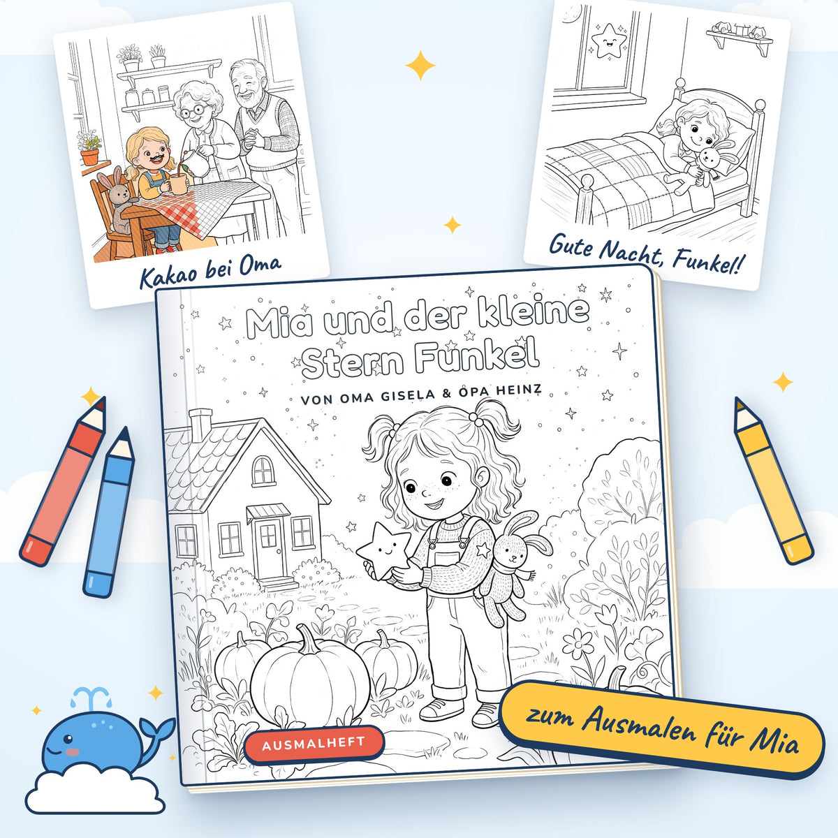 Ausmal-Heft zum Buch
