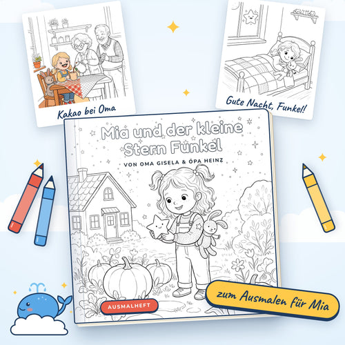 Ausmal-Heft zum Buch
