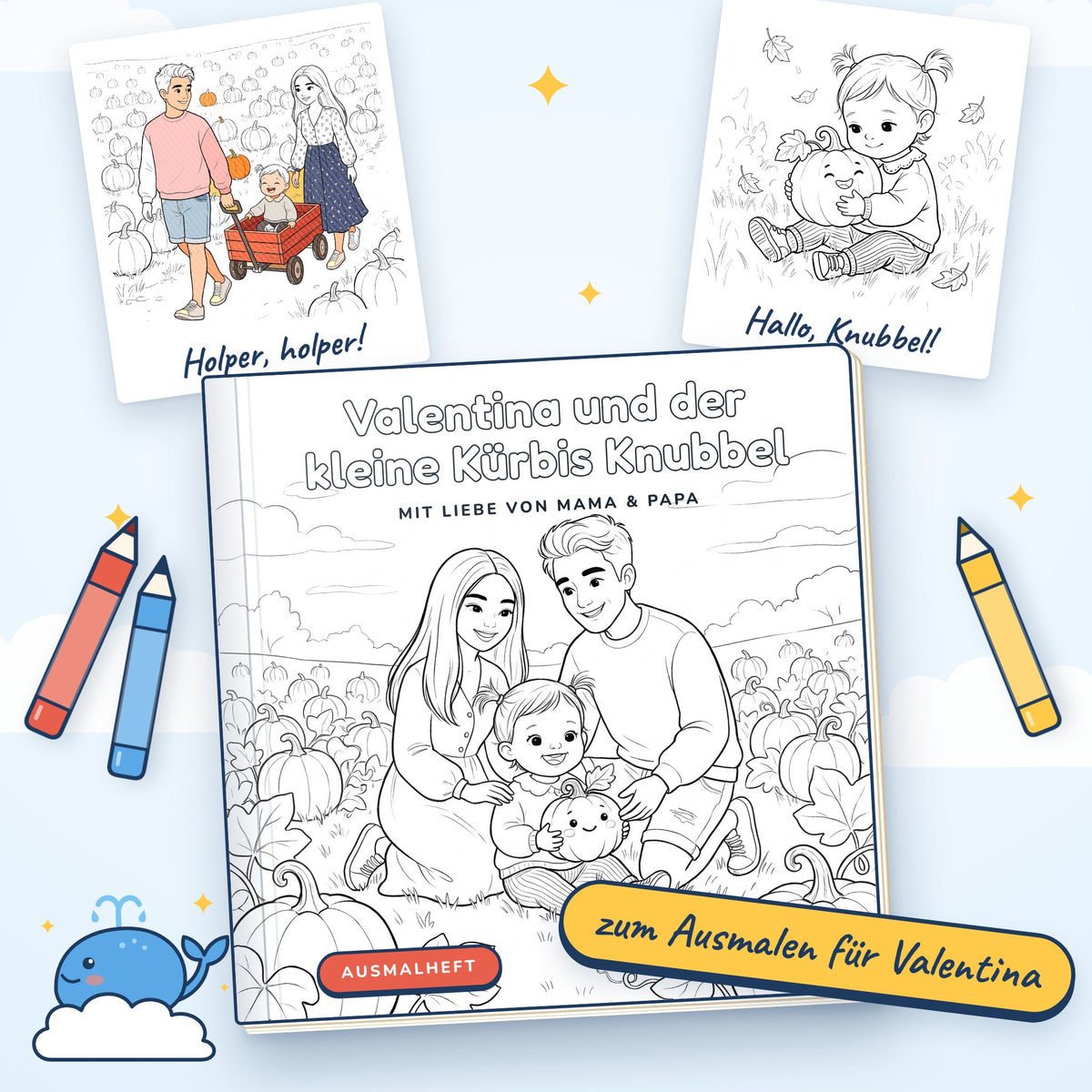 Ausmal-Heft zum Buch